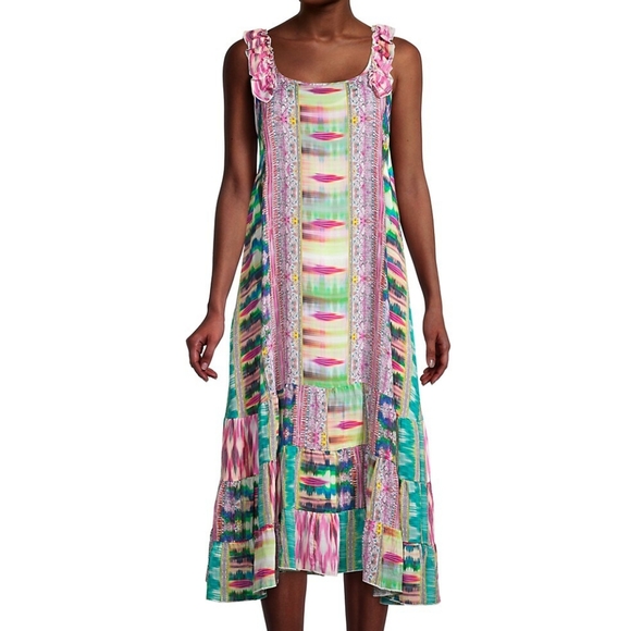 New Johnnie Was Billie Elodie Dress, Size Medium, NWT - Picture 1 of 10